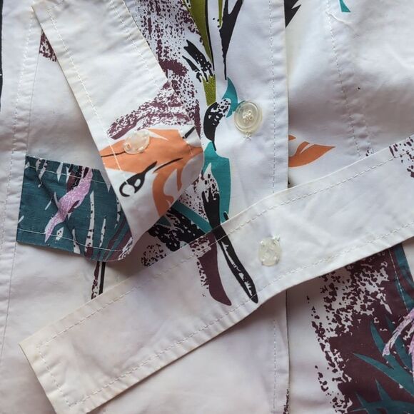 Marni Abstract Patterned Belted Shirt Jacket S - Picture 5 of 12